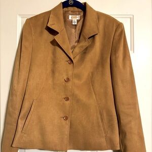 Talbots Faux Suede Jacket